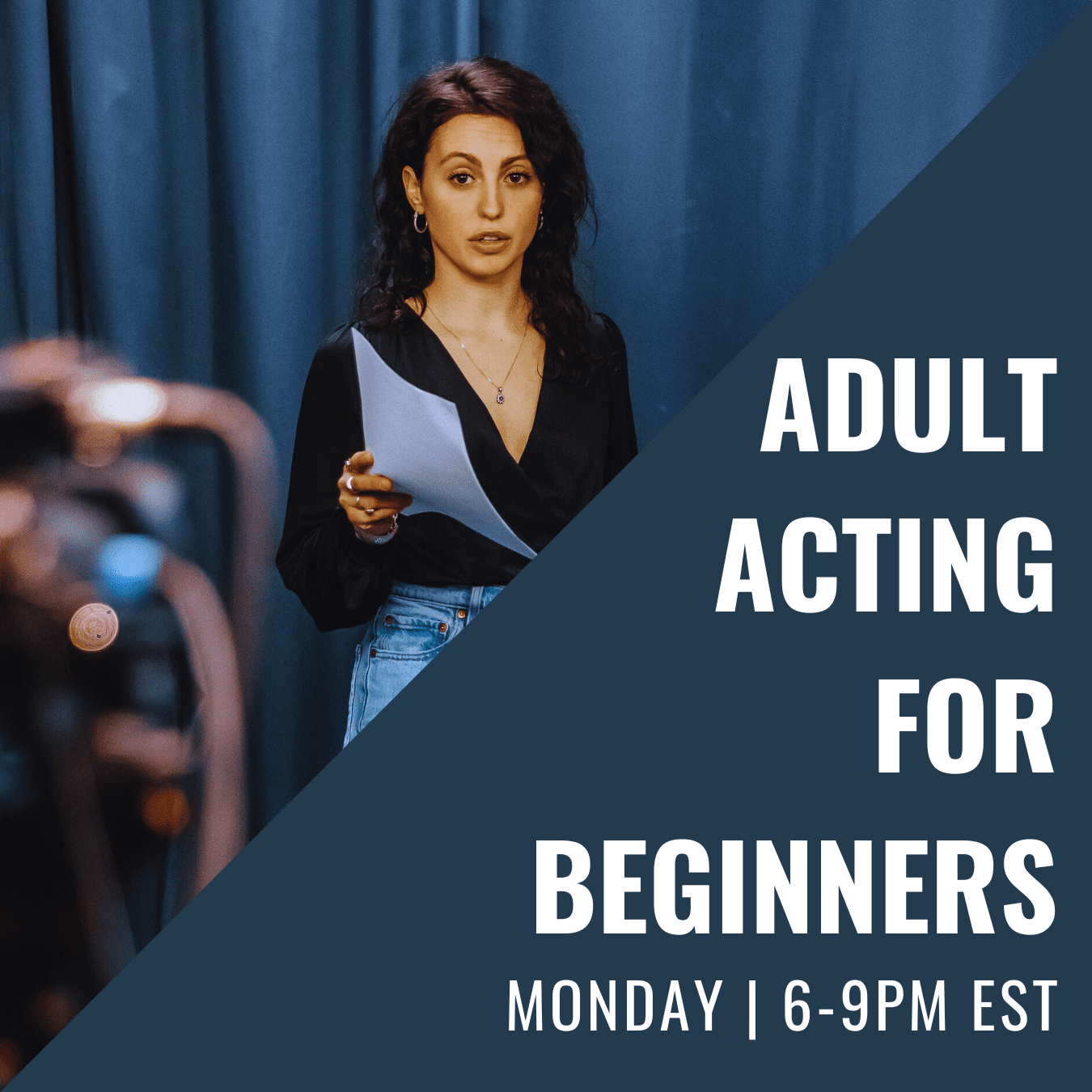 Acting for Beginners – In Studio – Monday